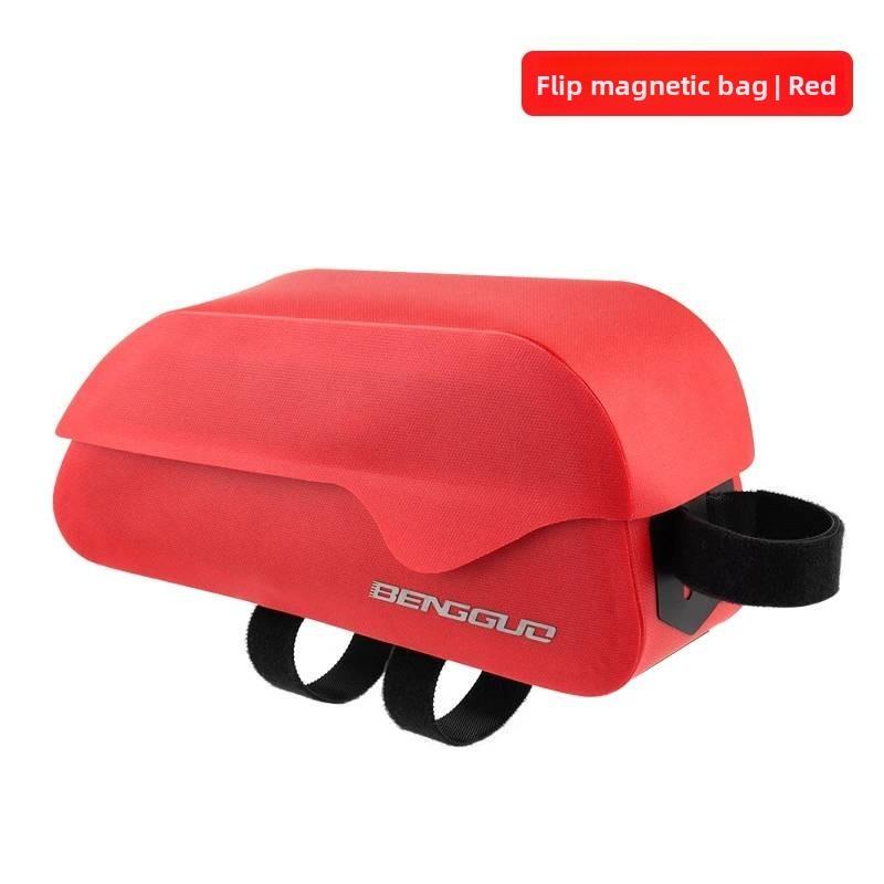 Bicycle Magnetic Handlebar Bag With Waterproof Tpu Material For Mountain And Road Cycling Enthusiasts