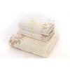 3pcs/set Lace Border Embroidery Face Bath Towel Set Microfiber juegos de toallas Absorbent Towels Bathroom Wedding Decoration