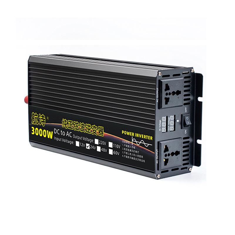 High Power Pure Sine Wave Inverter: 12V/24V/48V/60V to 220V for Car, Home, Solar