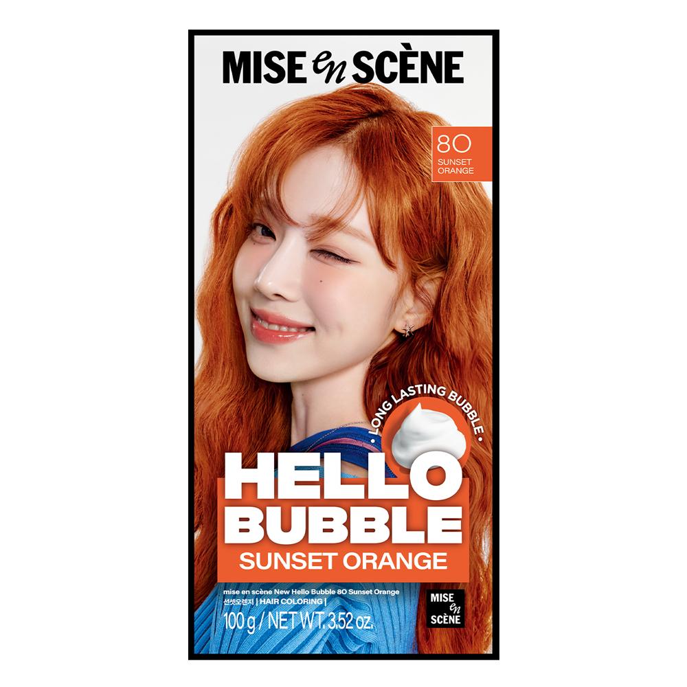 mise en scène New Hello Bubble Dye