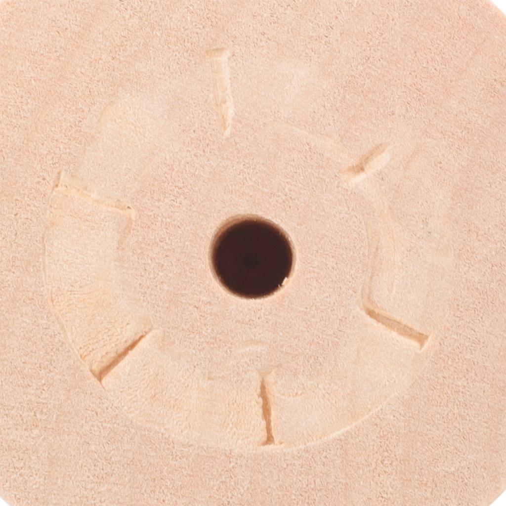 5Pcs 3.8cm Natural Wood Round Handle Stamp Vintage Style Personalized DIY Seal for Greeting Cards Scrapbooking Letters Diary
