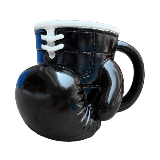 Boxing Glove Coffee Mug Coffee Cup with Stainless Steel Liner 12oz Gloves Shaped Tea Cup Novelty Gift for Fight Fans