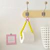 Pink Color Hanging Beaded Tissue Holder Toilet Paper Holder Phone Chain Home Storage Organizer Bathroom Decoration Accessories
