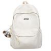 Korean version ins simple letter embroidery thread high-value student schoolbag junior high school high capacity double shoulder shoulder