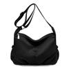 Leisure Simple Women'S Crossbody Bags Nylon Multi Pockets Waterproof Messenger Bag Solid Color Female Shoulder Bag For Outings