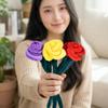 Plush Rose Flower Toy - Home Decor Ornament for Kids and Girls - Perfect Valentine's Day Gift