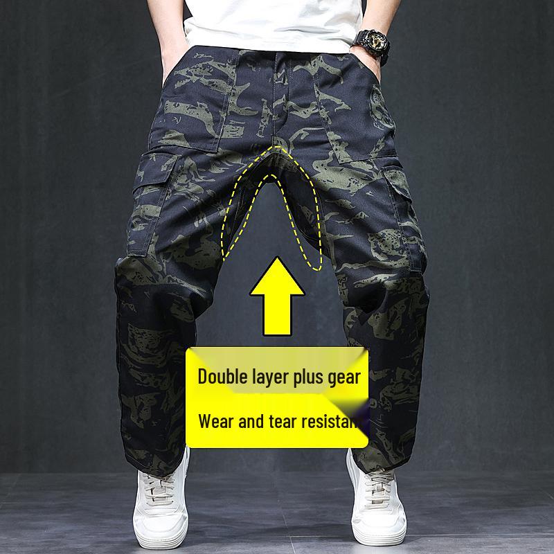 Men's Tear-Resistant Summer Work Overalls for Construction and Welding