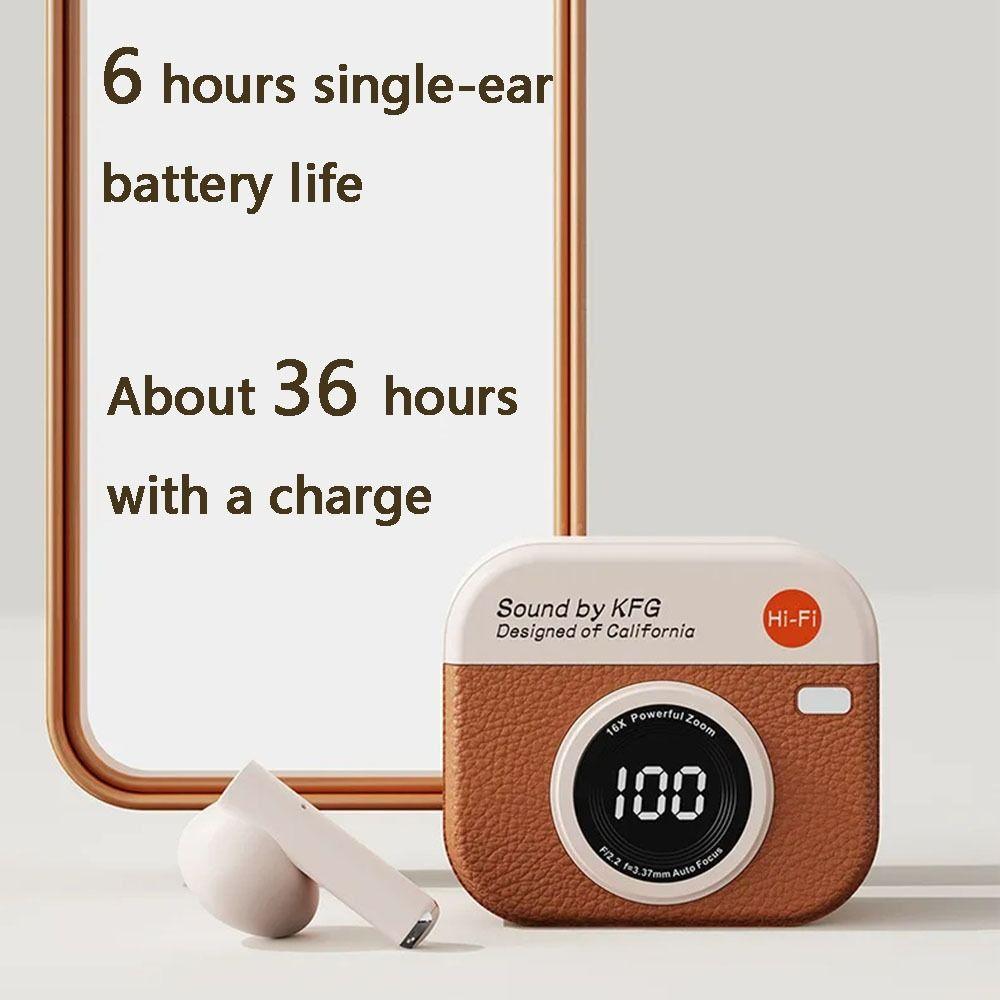 In-Ear Bluetooth Earphones with Touch Control Sports Headset HiFi Stereo Headphone  Air-conduction