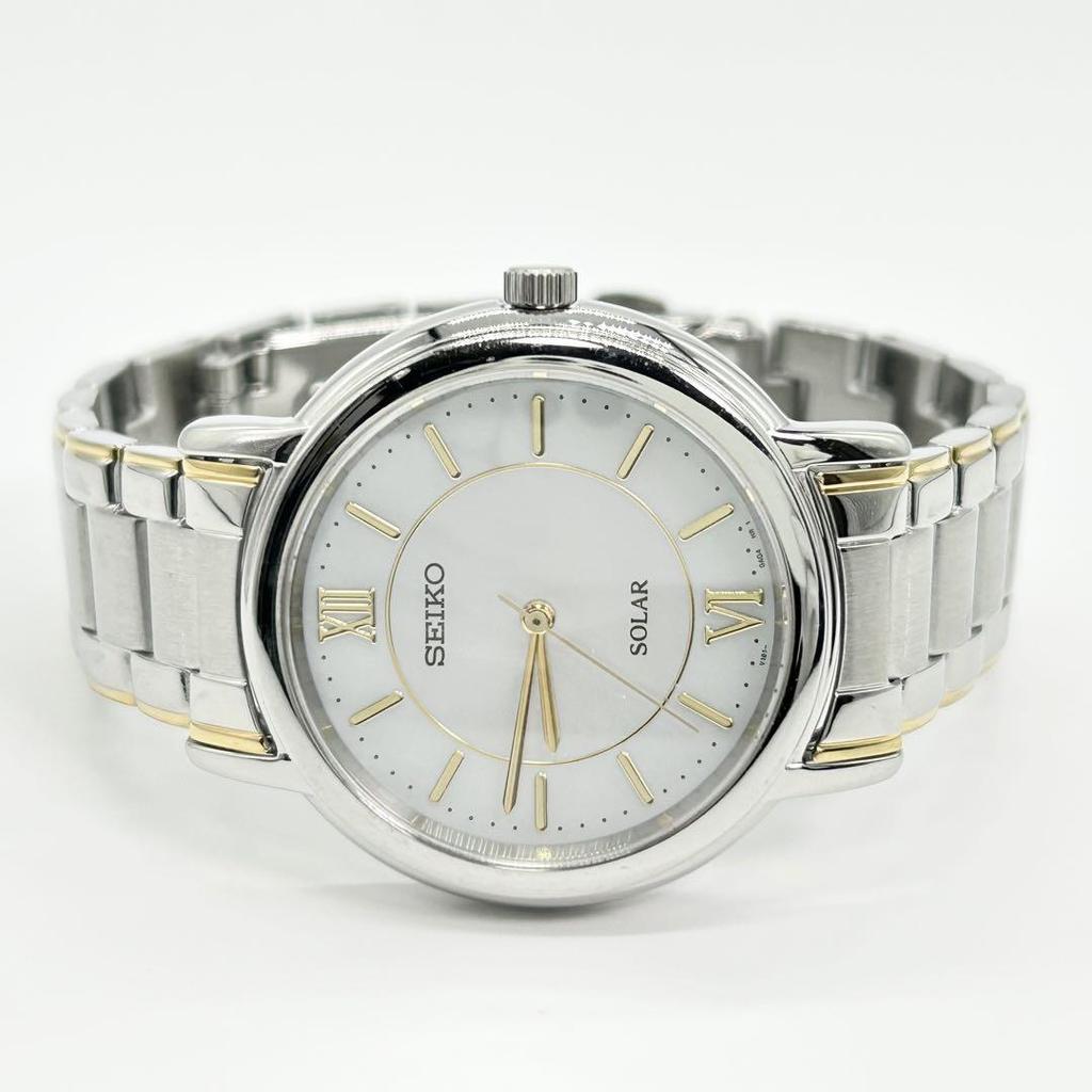 [USED] SEIKO SOLAR Shell Dial V1 81-0AD0 Watch