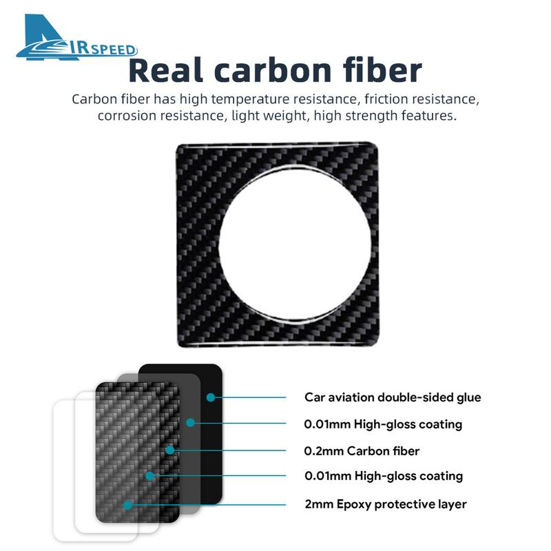 Real Soft Carbon Fiber Sticker For Lexus NX 200 200t 300 300h 2014 2015 2016 2017 2018  LHD RHD Car Multimedia Knob Button