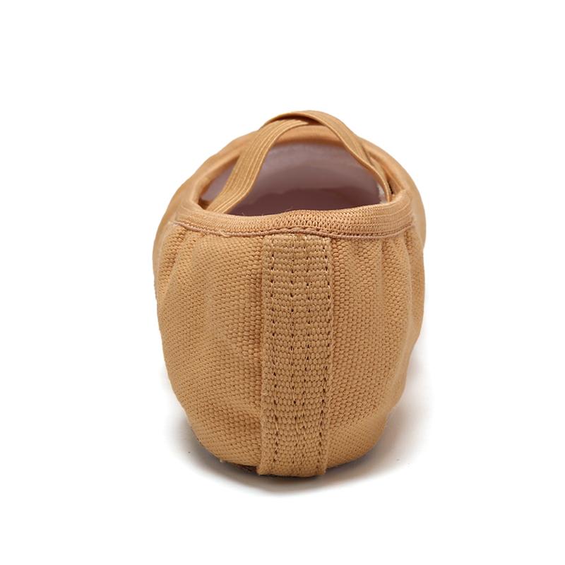 Children Girls Adults Ballet Flat Bottomed Dance Shoe Breath Canvas Soft Soled Practice Dance Shoes