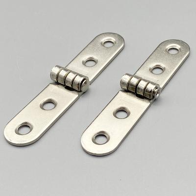 180 Degree 4Pcs Foldable Hinge Flap Screw-On Hinges for Sewing Machine Cabinet Rounded Corner Buffer Hinge Furniture Hardware