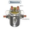 Single Starter Relay Solenoid for Various Winch Motors Golf Cart Universal