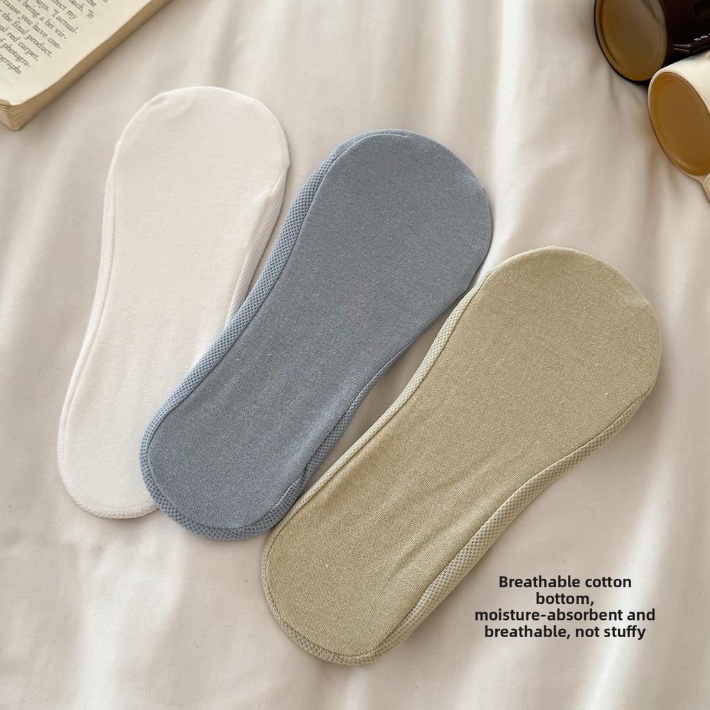Women's Summer Lightweight Open-front Invisible Stockings with Cotton Sole for Summer, Anti-slip, No Heel Separation