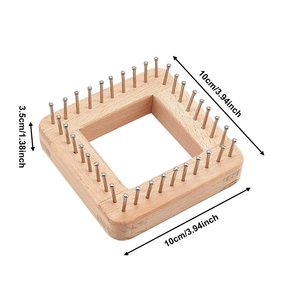 Knitting Board Knitting Loom DIY Craft Supplies Multifunctional DIY Supplies for Crochet Hats Beginners Blankets Mats