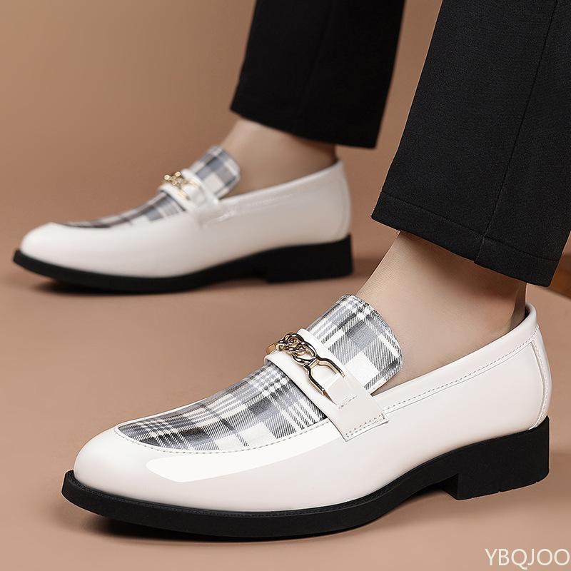 Large Size Fashiable Men's Office Business Formal Shoes Low Cut Daily Comfortable Pointed Versatile Men's Wedding Shoes