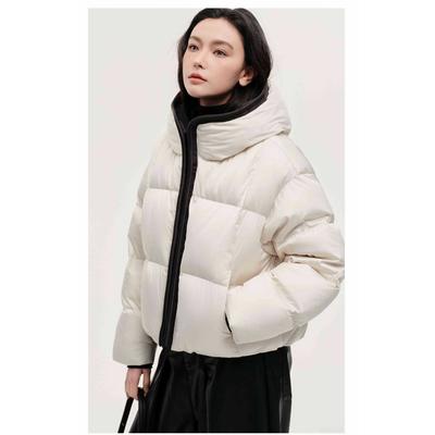 Outdoor Kleine Kleidung Mit Kapuze Damen Verdickte Baumwollkleidung Kurz Winddicht Winterkleidung