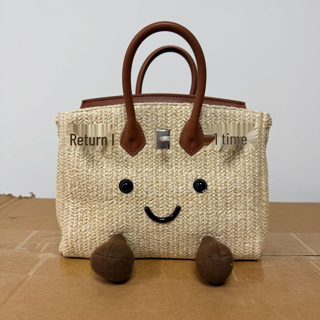 Jllycat Cute Fluffy Platinum Doll Crossbody Elf Handbag