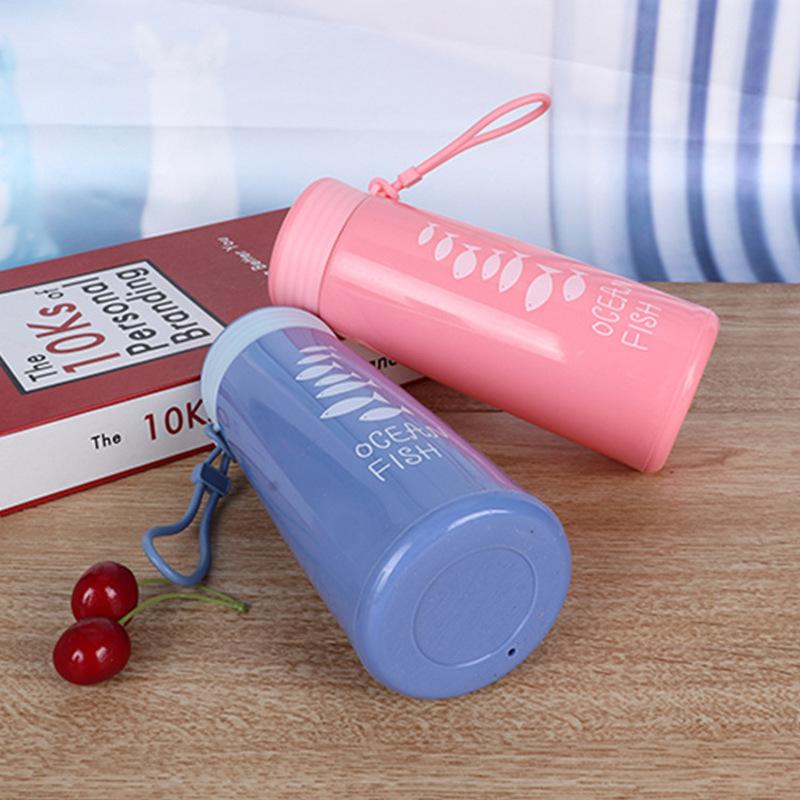 Creative Small Fish Cup, Portable, Sealed, Cute Water Cup, Advertising Campaign, Gift Cup, Drawstring Glass Cup