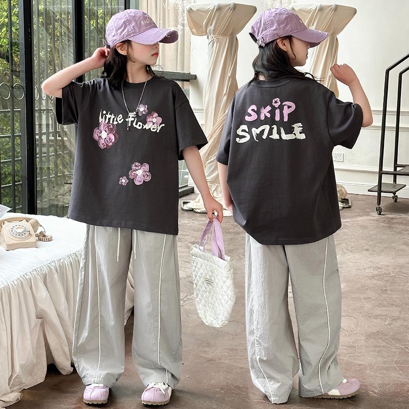 

Girls 2025 Cotton Short Sleeve Summer Shirt 150 cm