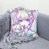 N-Needy Girl O-Overdose Pillow Case Cushion Cover Soft Cute Throw Pillow Case For Car Sofa Pillowcase Polyester With Zipper