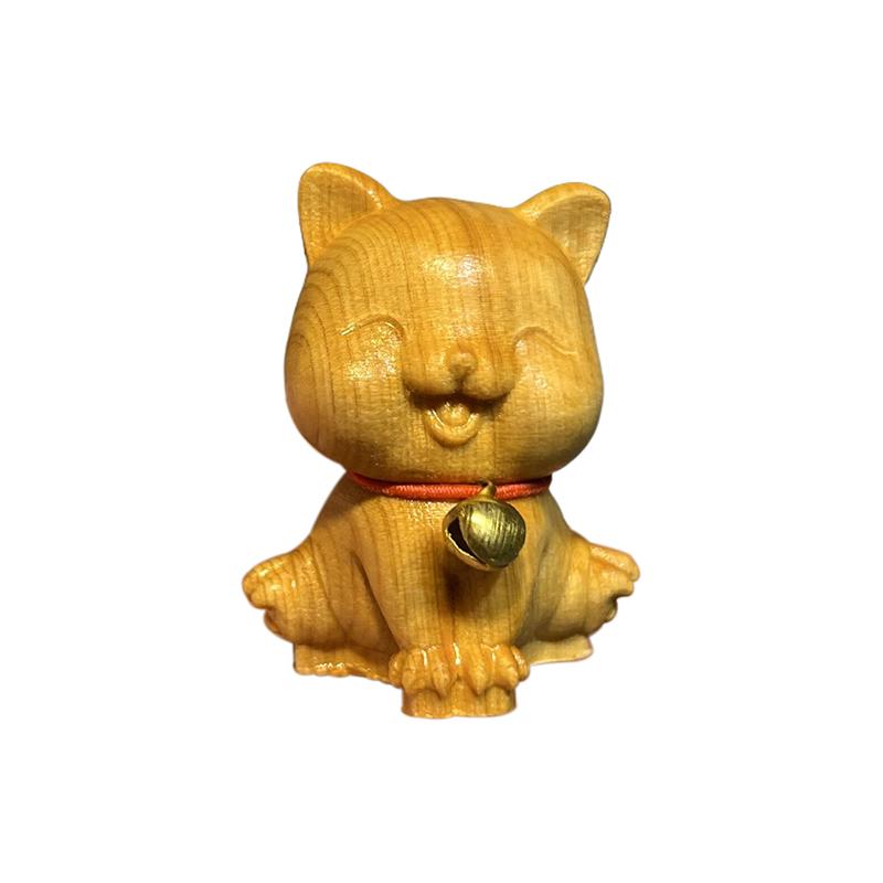 1PC Small Animal Statues Wooden Hand Carved Animal Statue Tea Pet Palm-Sized Home Decor Gift Sculpture