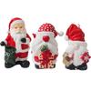 Christmas Santa Resin Ornament Vintage Tabletop Decor for Home Office Xmas Holiday Gift Collection Home Accessories Figurines
