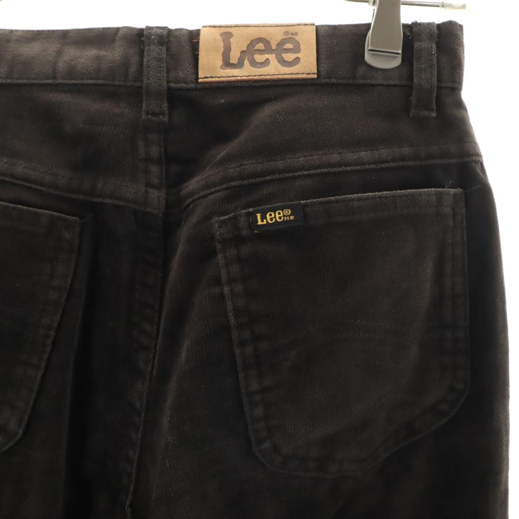 Lee 80s Vintage 42 Talon Made In USA Velor Pants W29 Dark Brown Men's Used