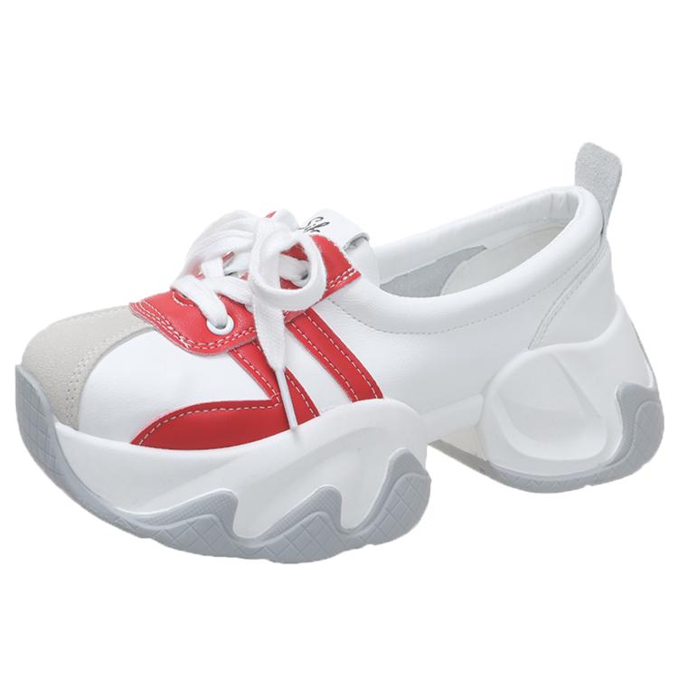 Women's Sneakers Platform Woman Sports Sneakers Brand Leather Female Vulcanized Shoes Sneakers Casual Ladies Jogging Shoes