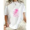 Oversized T Shirt Dress Black Pink Squid Deep Blue Print Casual Streetwear Style