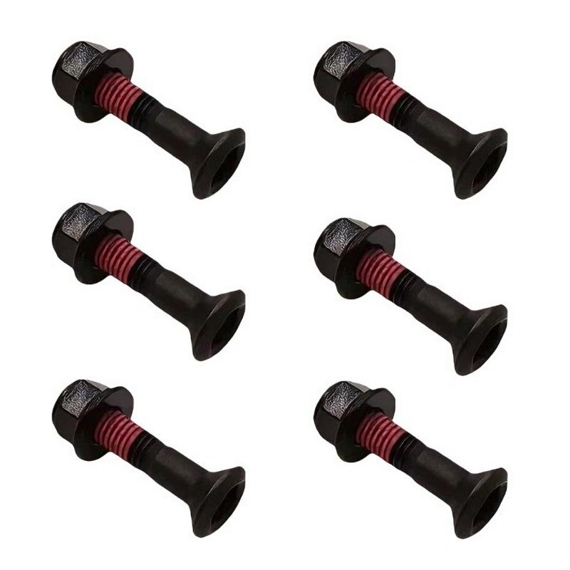 6pcs Sprocket Fasteners Bolt and Nut Easy Assembly and Vibration Dampening Enhanced Motorcycle Performances Quick Install 1