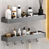 Estantes de Almacenamiento de Pared para Espacio de Baño Estante de Almacenamiento para Ducha de Aluminio Baño Flotante