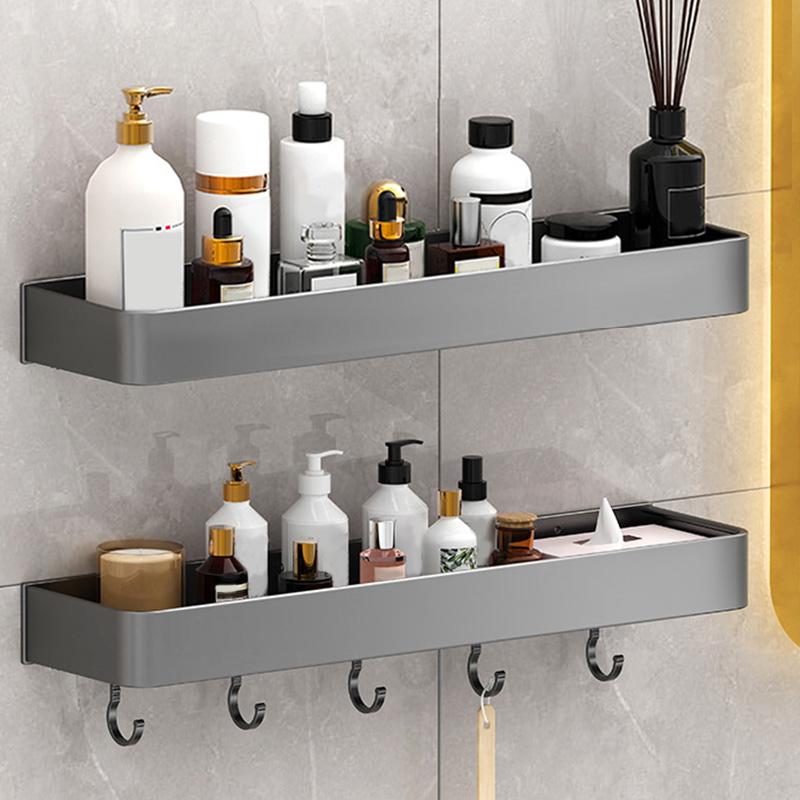 Estantes de Almacenamiento de Pared para Espacio de Baño Estante de Almacenamiento para Ducha de Aluminio Baño Flotante