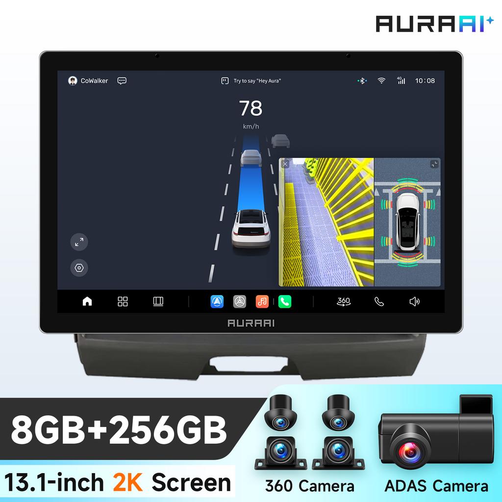 Auraai Car Intelligent Multimedia for Kla Sportage 2010 - 2016 Car Radio Gps Navi Carplay 4g Wifi Rds Dsp Unisoc 7870 Adas 2Din