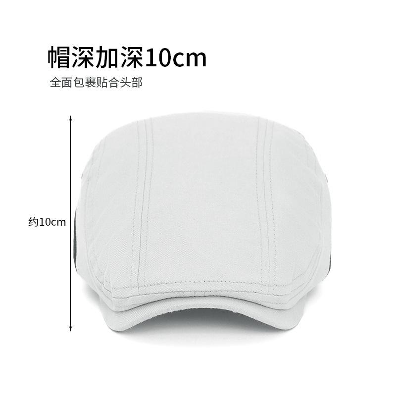 British style color matching newsboy hat men's retro old forward hat outdoor visor beret casual cap