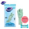 Medium Anti-Slip Fleece-Lined Latex Gloves (6 Pairs)