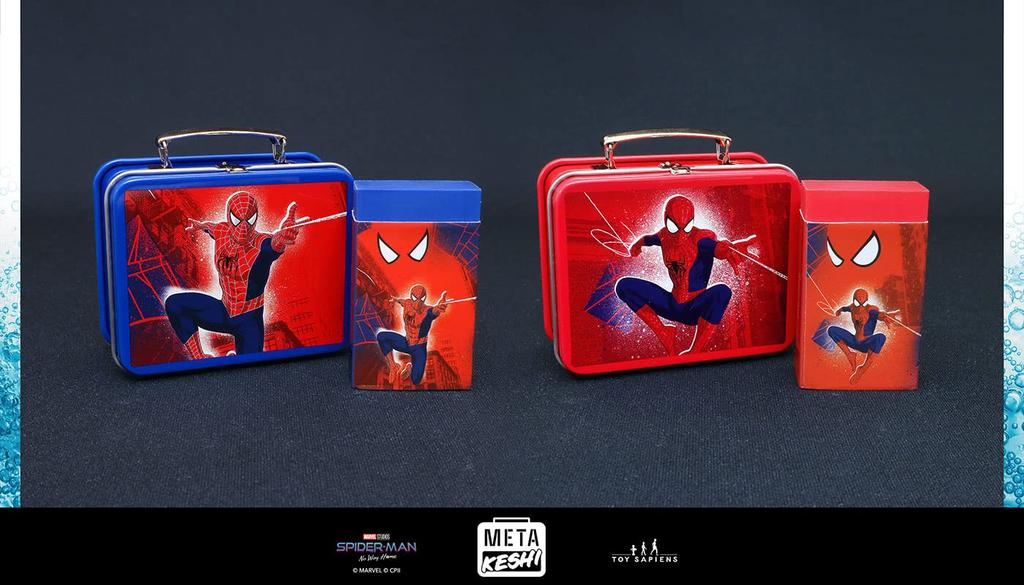 Metakeshi Spider-Man ze série No Way Home 1 z 5 x 7 x 3 cm 5 x 3 x 1 cm (Pole 10) Červená, Přibližně. (Plechové pouzdro), Cca. (Guma)