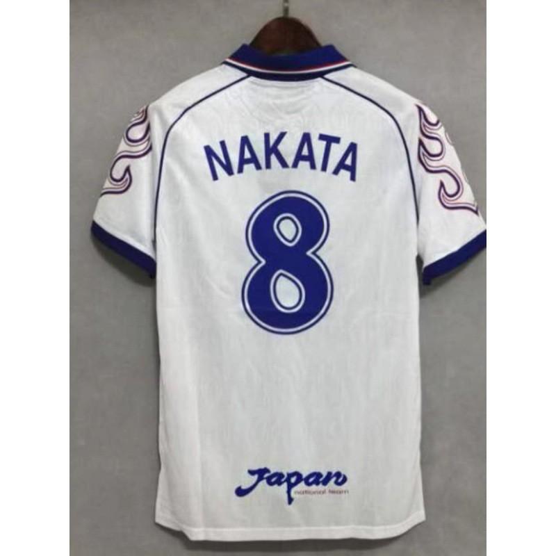 1998 Japan Retro Football Jersey NAKATA 8 Short Long Sleeve Home Away Sportswear