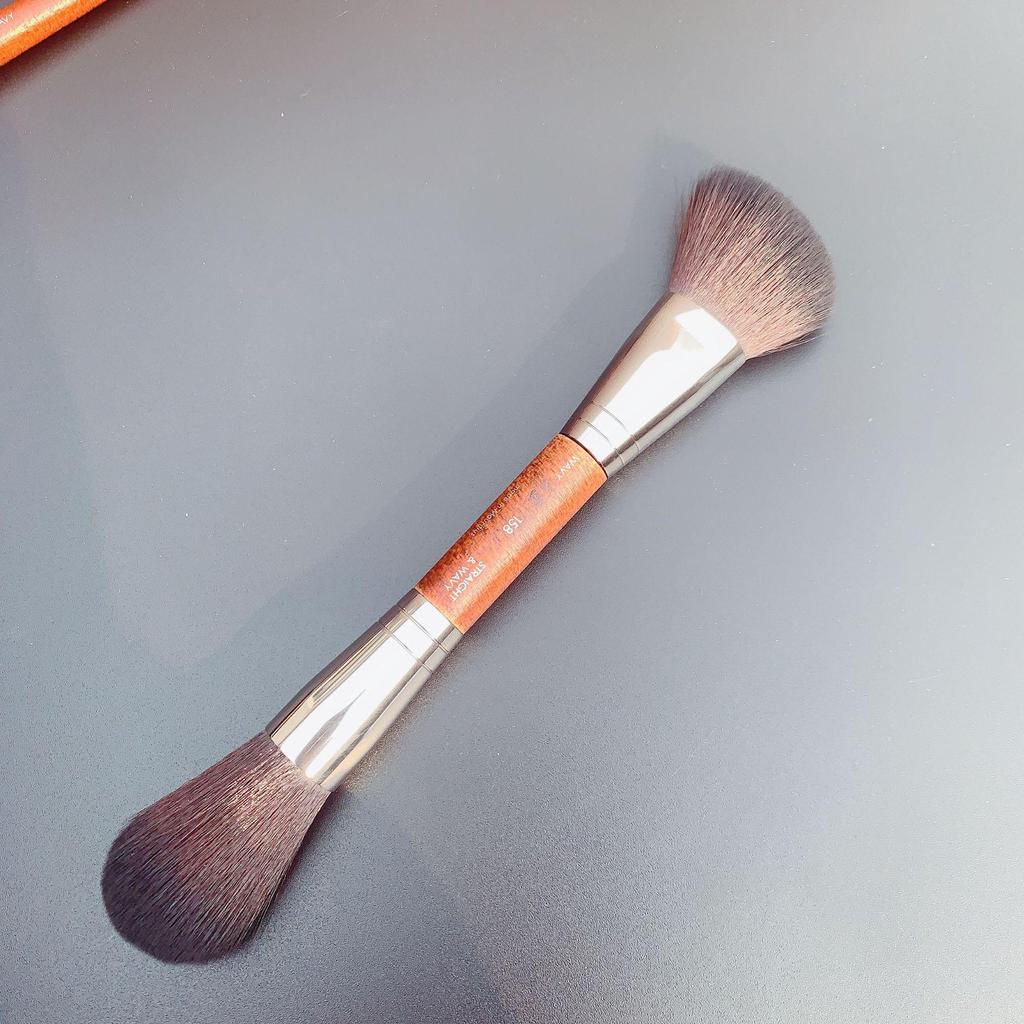 M Series Makeup Brush Set: Powder, Blush, Eyeshadow, Nose, Eyebrow, Blending, Contouring Brush.