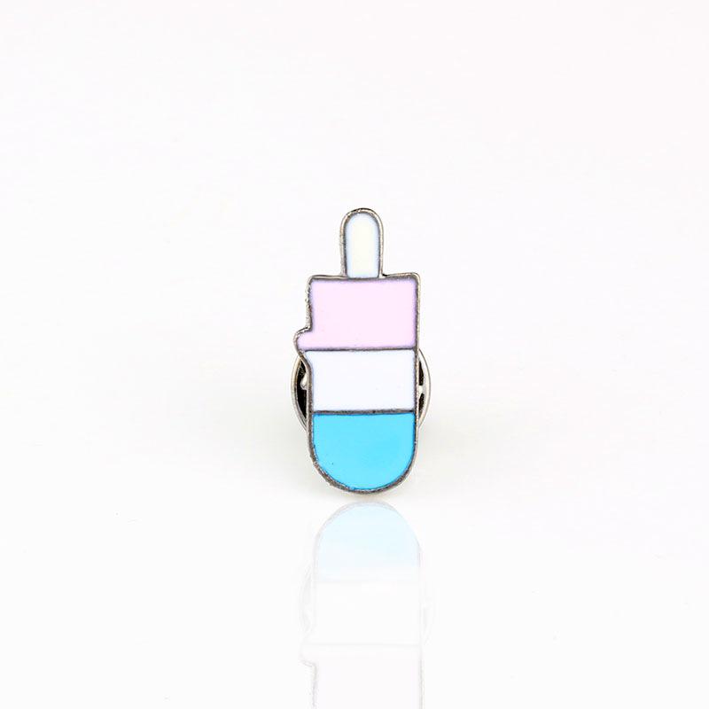 AeroPress Pour-Over Kettle Mini Enamel Coffee Brooch Badge Accessory
