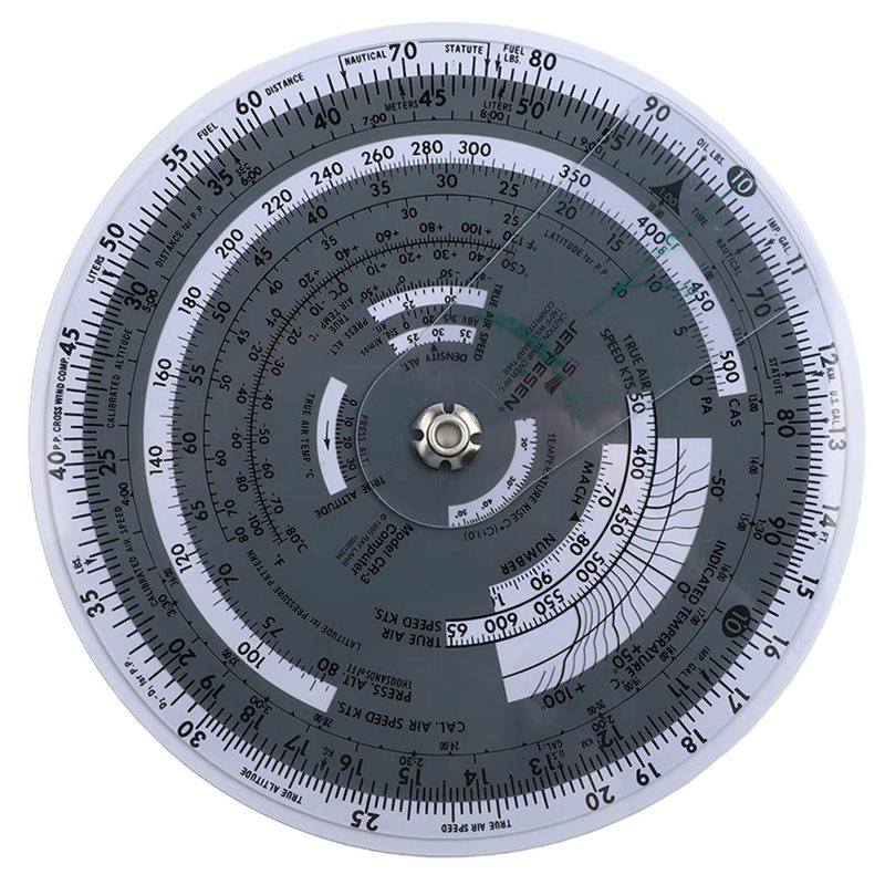 Premium-Navigation Slide Rule Aviation Plotter For Aviation Flight Training Pilot Training