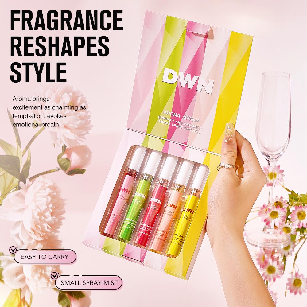 Alcohol-Free Long-Lasting Perfume Gift Set: Fresh & Elegant Fragrance Mist for Outdoor Beach Ladies