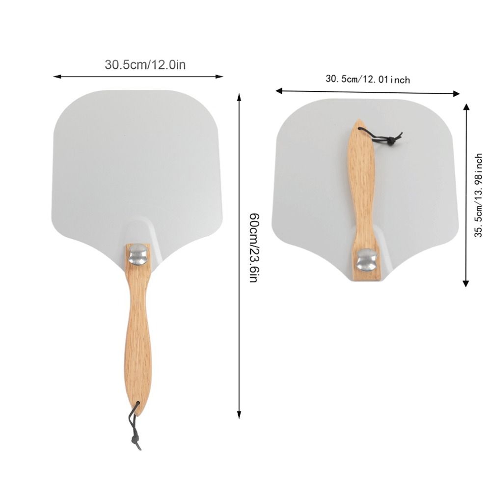 Aluminum Pizza Spatula Collapsible Handle Pizza Paddle Lightweight Pizza Shovel Kitchen Use