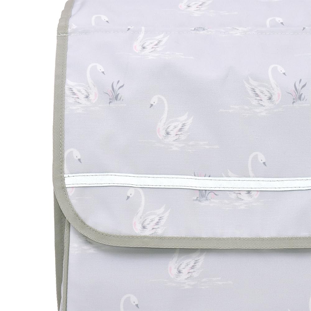 COLORFUL CANDY ASHLEY School Backpack with Storage NN953100 STYLE/LAURA Cover, Water-Repellent, Lightweight, Reflective, Pocket, Swans,