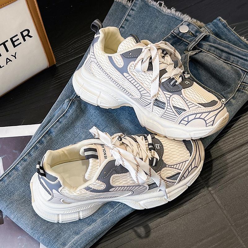 

Обувь для папы, повседневные кроссовки на платформе Year S, универсальная сетчатая обувь для студентов, дышащая женская обувь для бега 40