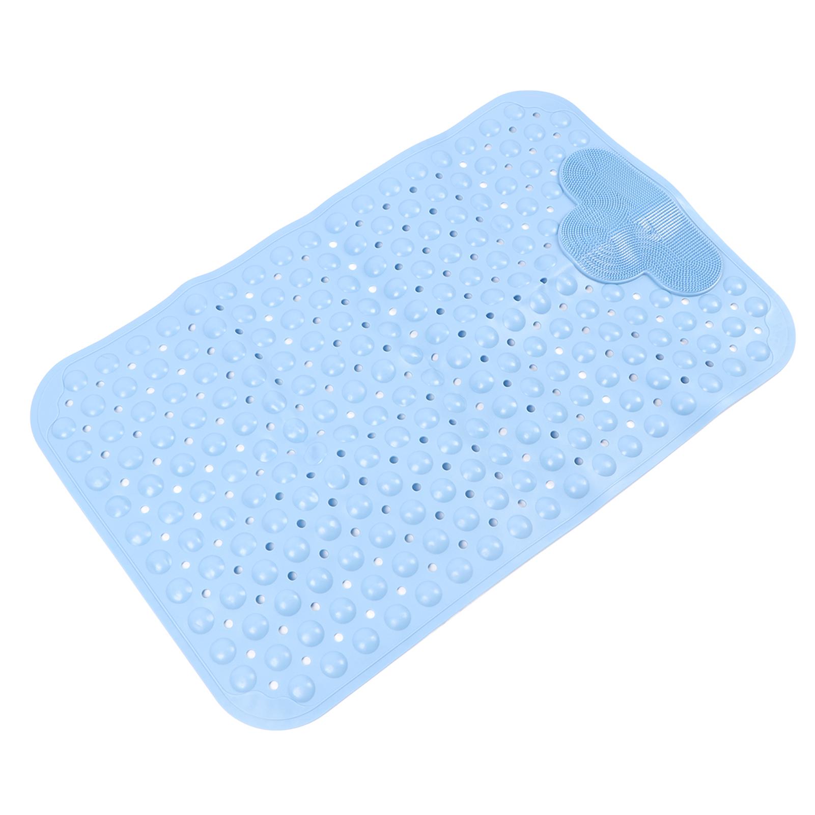 

Bath Mat Non Slip Bathtub Mat PVC Thickened Shower Mat with Strong Suction Cup for Bathroom Floor Blue