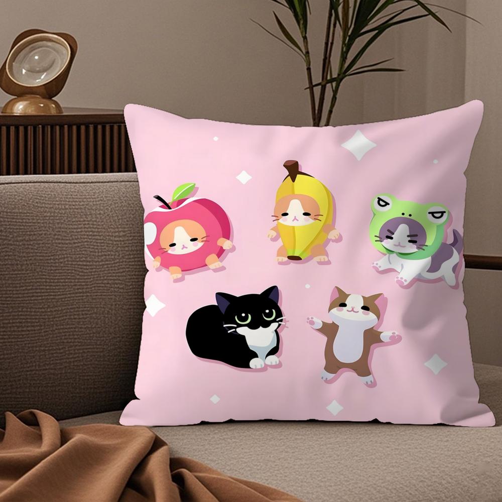 fashing animal companion patterns Pillow Case Silky elegant Comfort Sofa Bed Invisible zipper