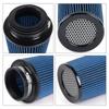 RASTP-Universal 3" 3.5" 4" Car High Flow Cold Air Intake Air Filter Conical Washable Air Filters For Race Car 10.6" Tall OFI141