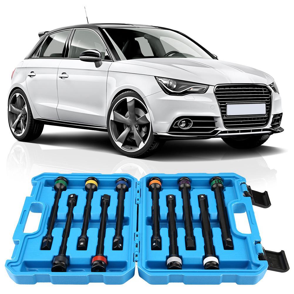 10PCS 1/2 Drive Stick Limiter Extension Bar Set, Color Coded Engraved Settings with Calibration, for Fitment