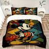3pcs set Mickey Mouse, Stained Glass, Pop Art print bedding quilt cover, soft and comfortable quilt cover suitable for bedroom and guest room07